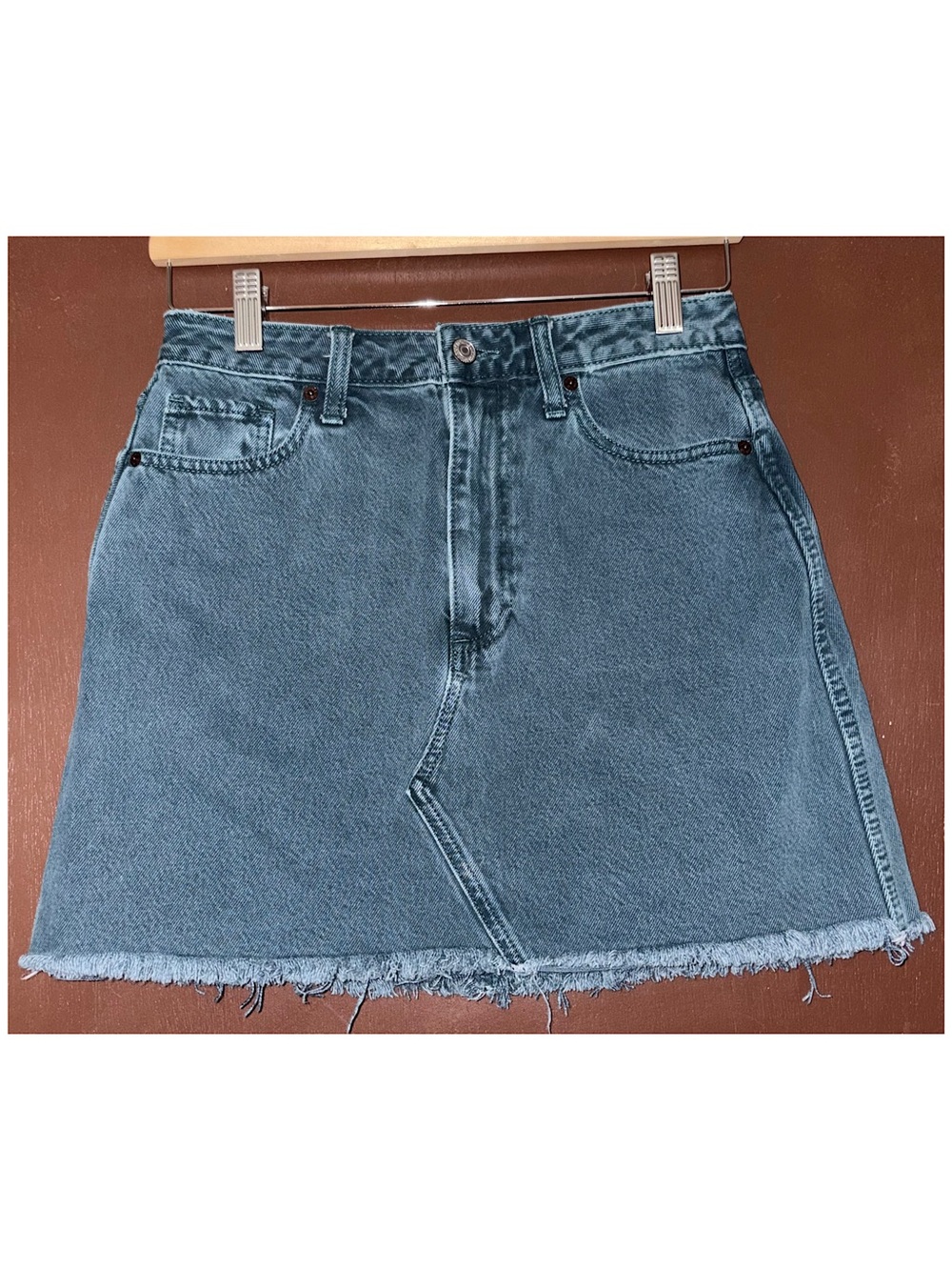 Abercrombie & Fitch Zoe Natural Rise Vintage A-Line Skirt (Size 27/4)